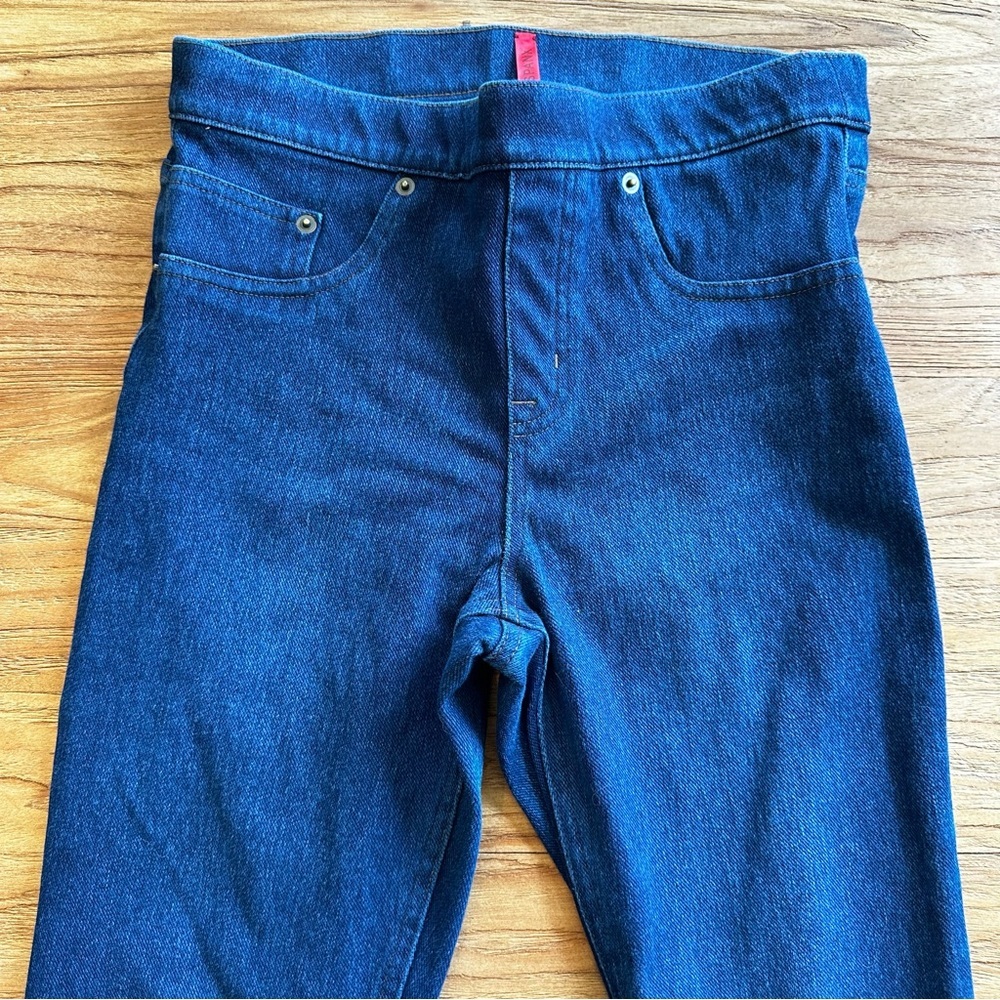 Spanx Womens Spandex Denim Jeans Soft Comfy Leggings Skinny No Buttons/Pockets M - Picture 5 of 8
